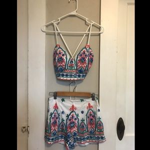 Crop & Shorts Outfit